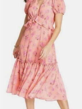 white christmas dresses Petal and Pup Women's Franki Midi Dress main image 0